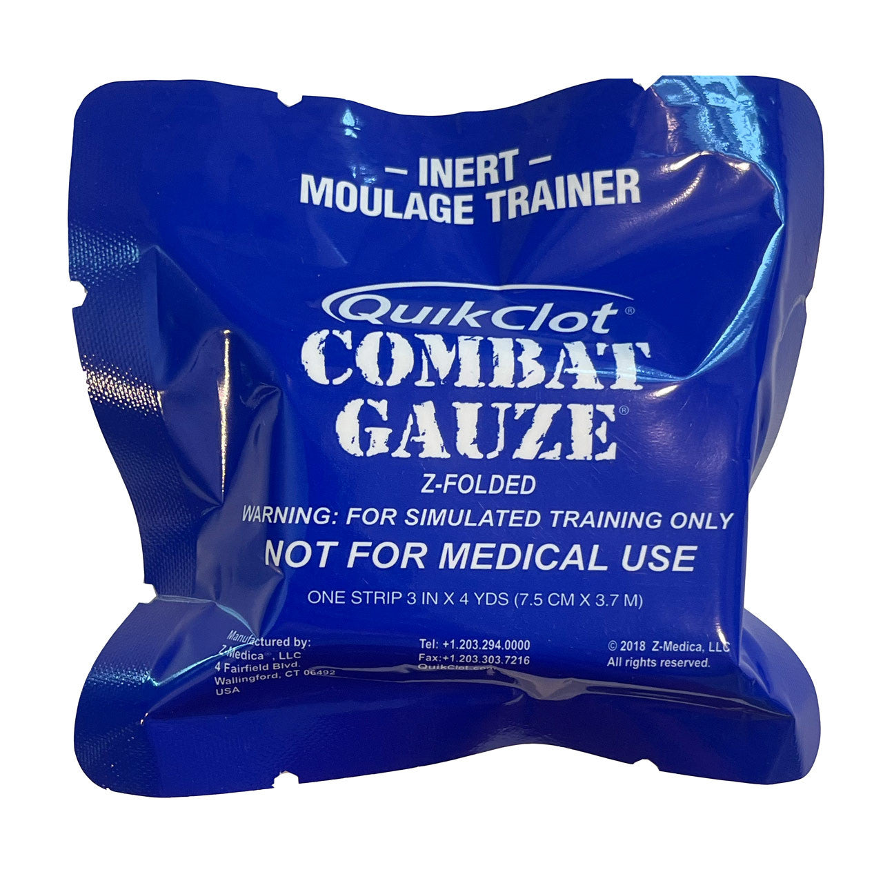 Teleflex-QuikClot Combat Gauze Trainer Package-Blue-MedTech-1